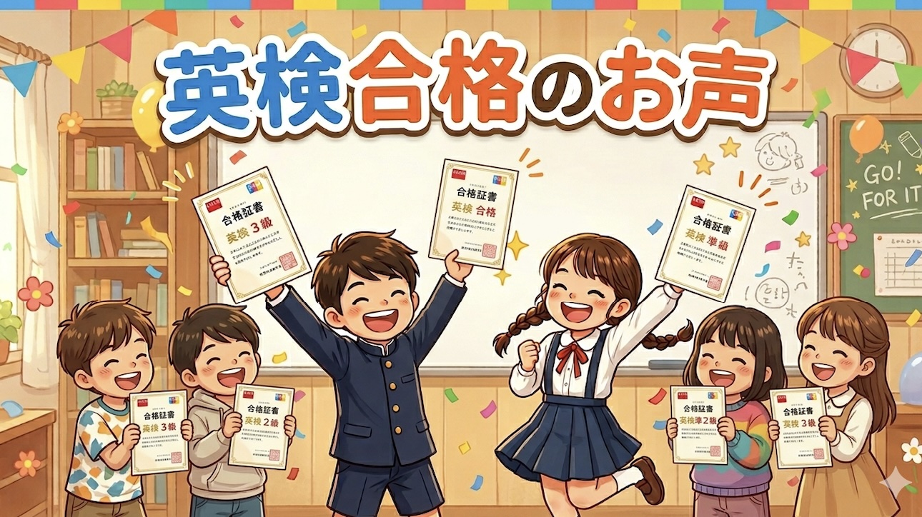 英検合格のお声